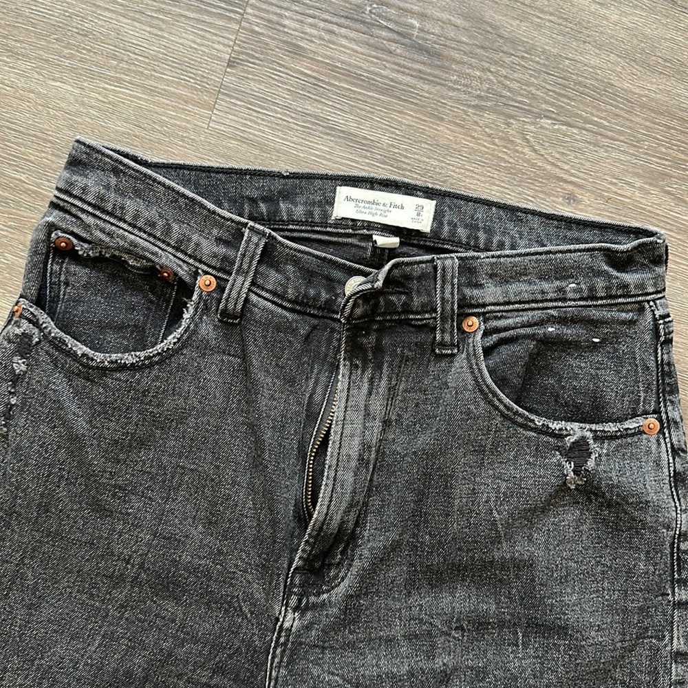 Abercrombie & Fitch Curve Jeans - Washed Black